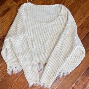 Cream colored sweater